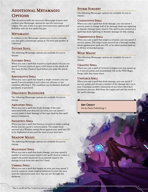 magic adept 5e|meta magic dnd 5e.